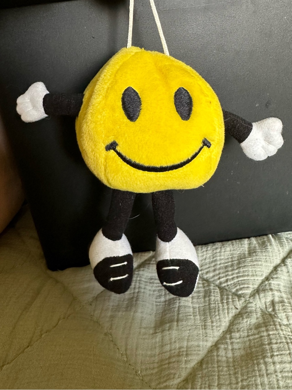 Vintage Kids of America Corp. Smiley Face Plush Bean Bag Hanging Toy